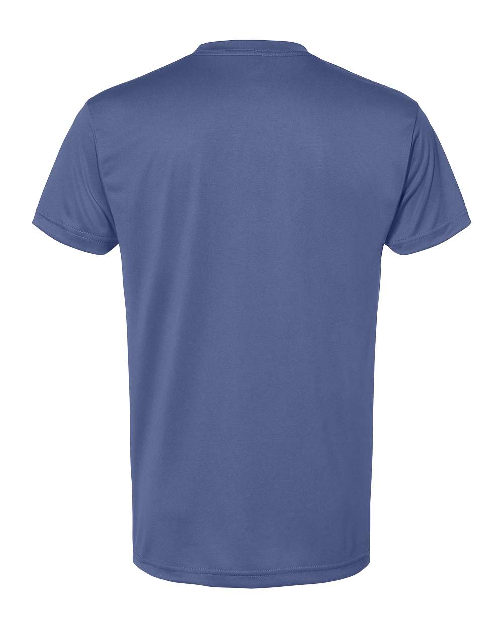 Unisex USA-Made Performance T-Shirt - Back - B11979763 - Cationic Royal