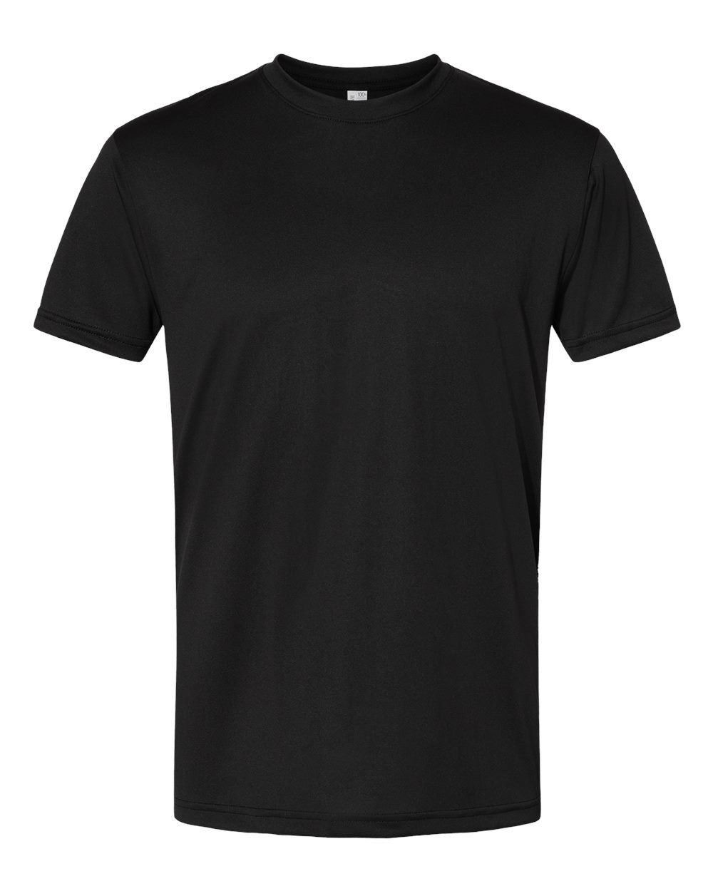 Unisex USA-Made Performance T-Shirt - Front - B11979503 - Black