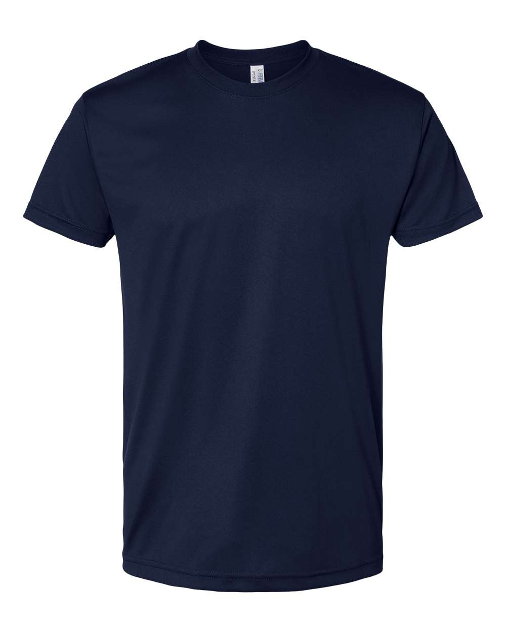 Unisex USA-Made Performance T-Shirt - Front - B11979653 - Navy