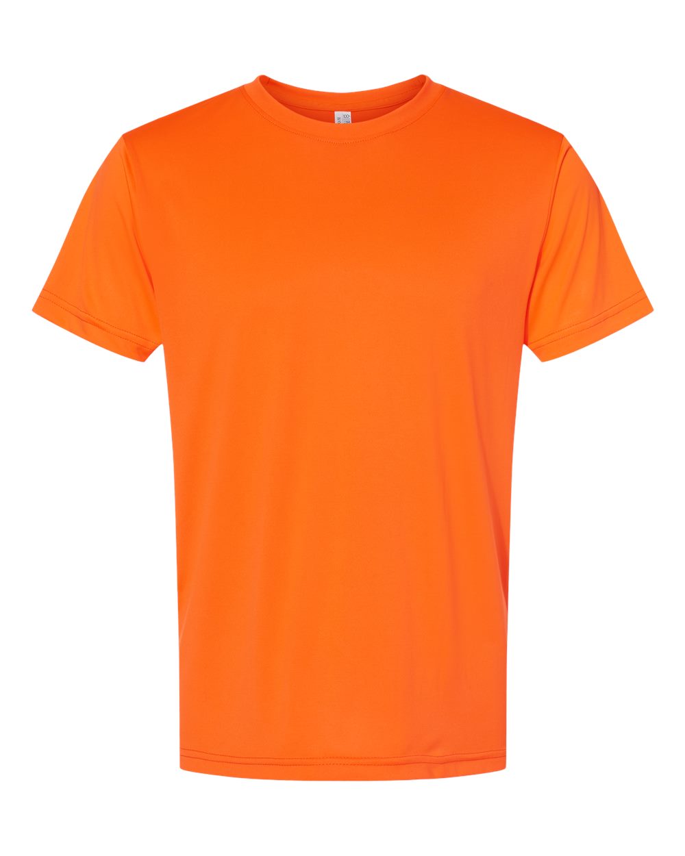 Unisex USA-Made Performance T-Shirt - Front - B11979663 - Bright Orange