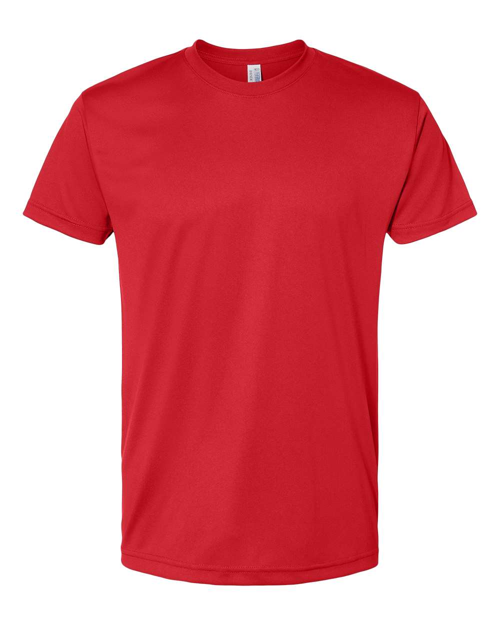 Unisex USA-Made Performance T-Shirt - Front - B11979703 - Red