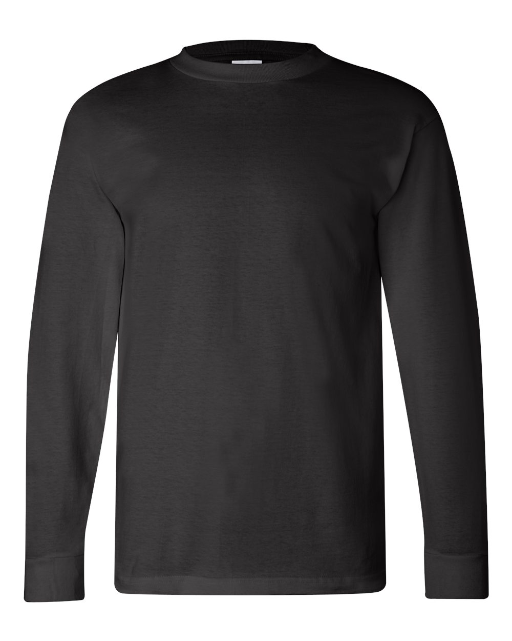 Unisex USA-Made Long Sleeve T-Shirt - Front - B02379503 - Black