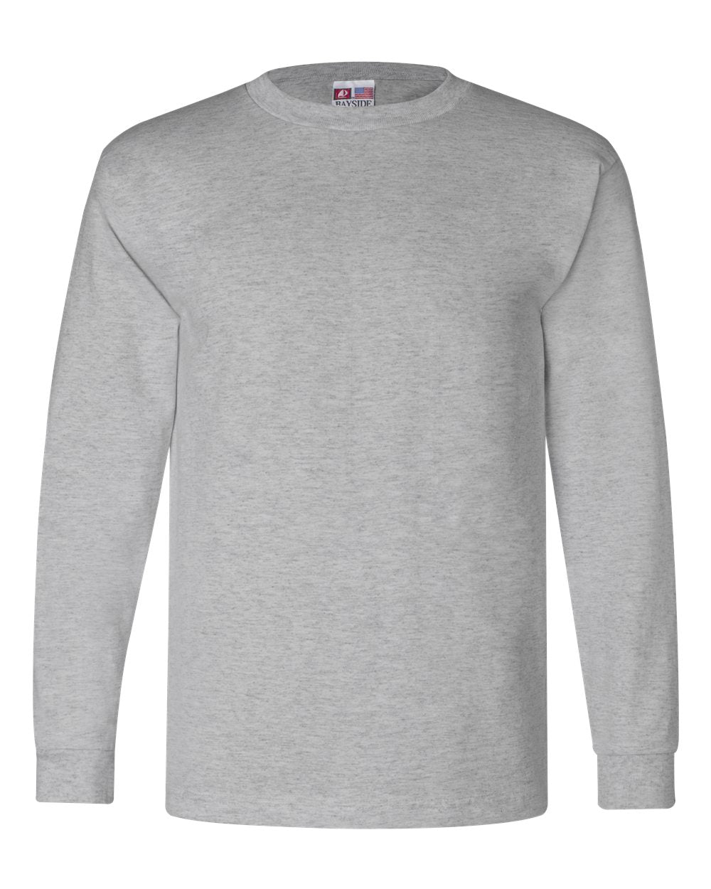 Unisex USA-Made Long Sleeve T-Shirt - Front - B02379583 - Dark Ash