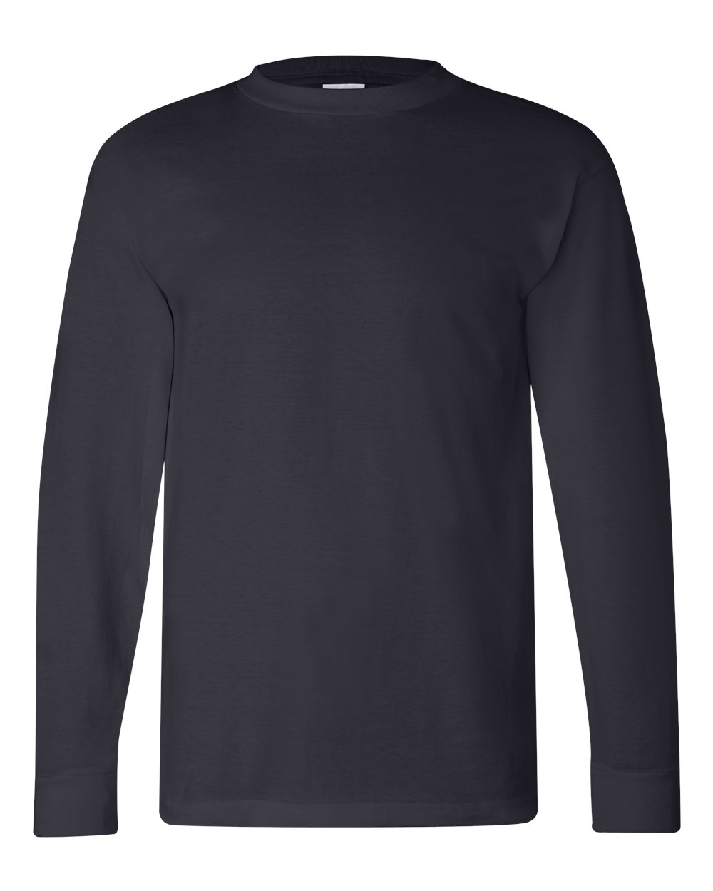 Unisex USA-Made Long Sleeve T-Shirt - Front - B02379653 - Navy