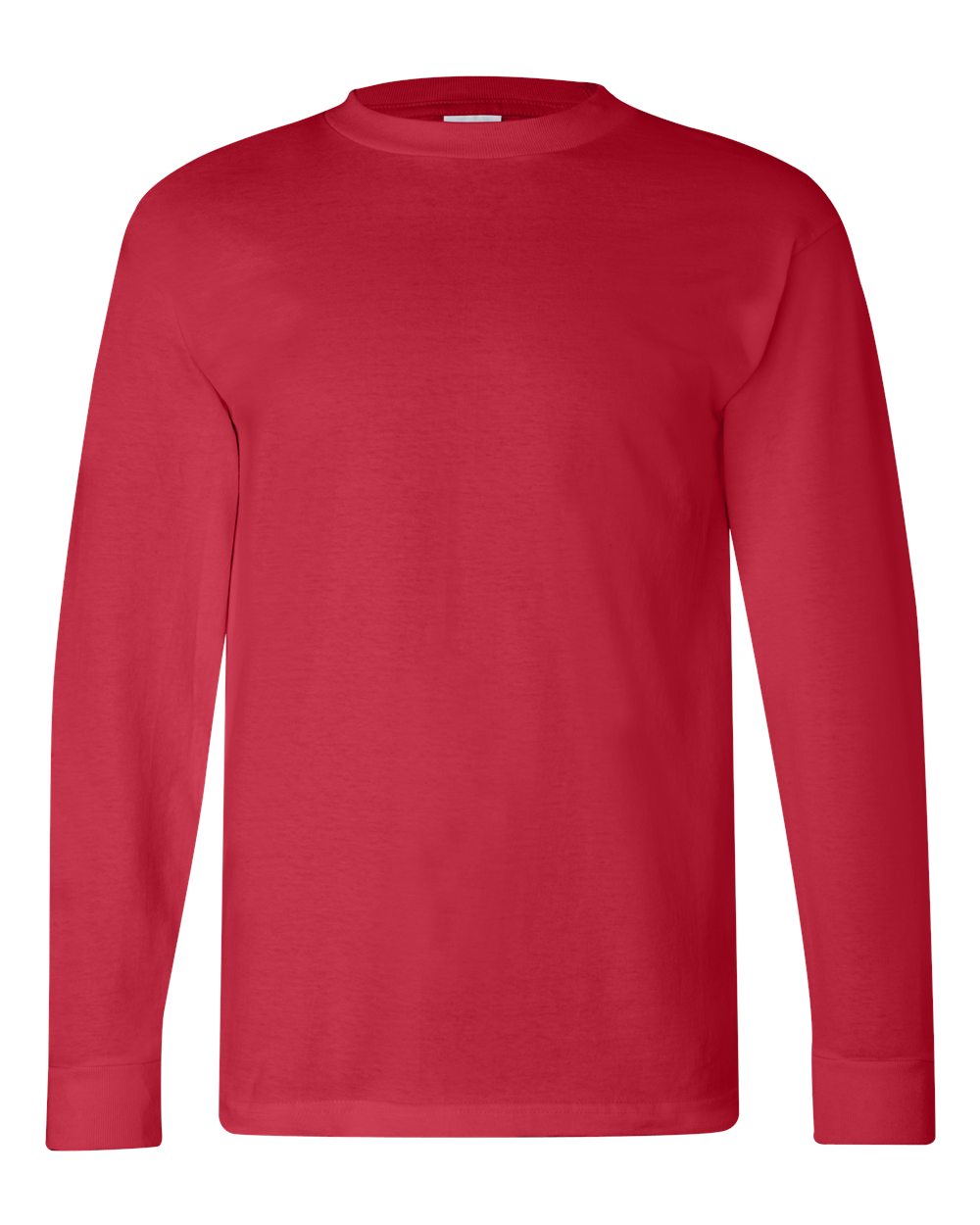 Unisex USA-Made Long Sleeve T-Shirt - Front - B02379703 - Red