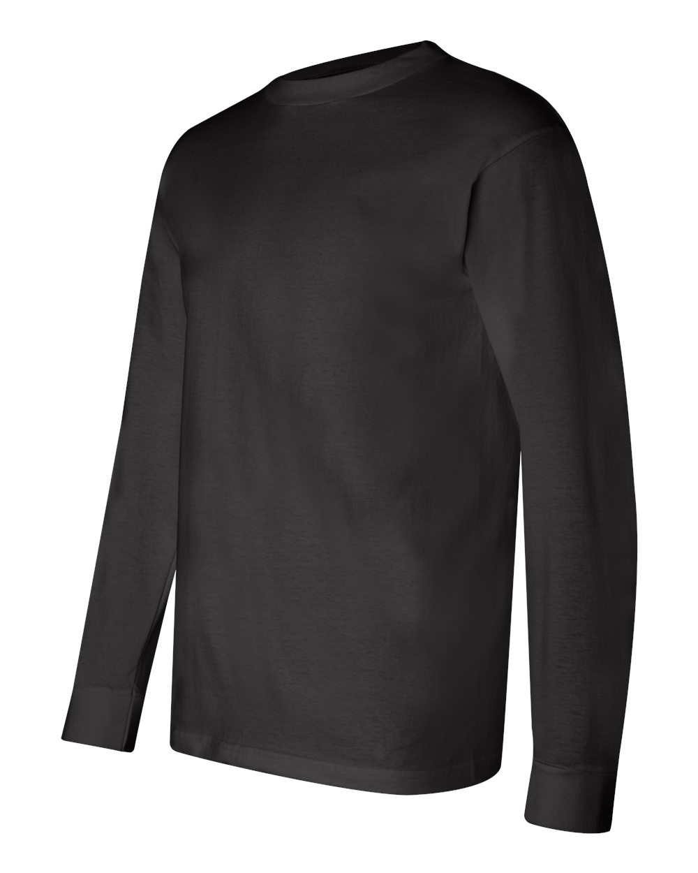 Unisex USA-Made Long Sleeve T-Shirt - Side - B02379503 - Black