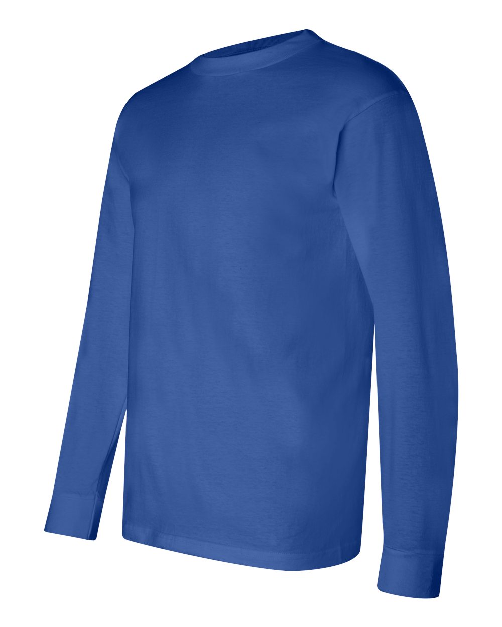 Unisex USA-Made Long Sleeve T-Shirt - Side - B02379753 - Royal Blue