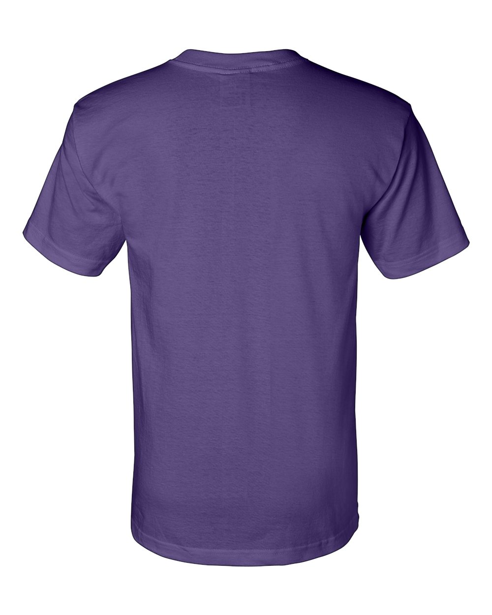 Unisex Union-Made T-Shirt - Back - B03479963 - Purple