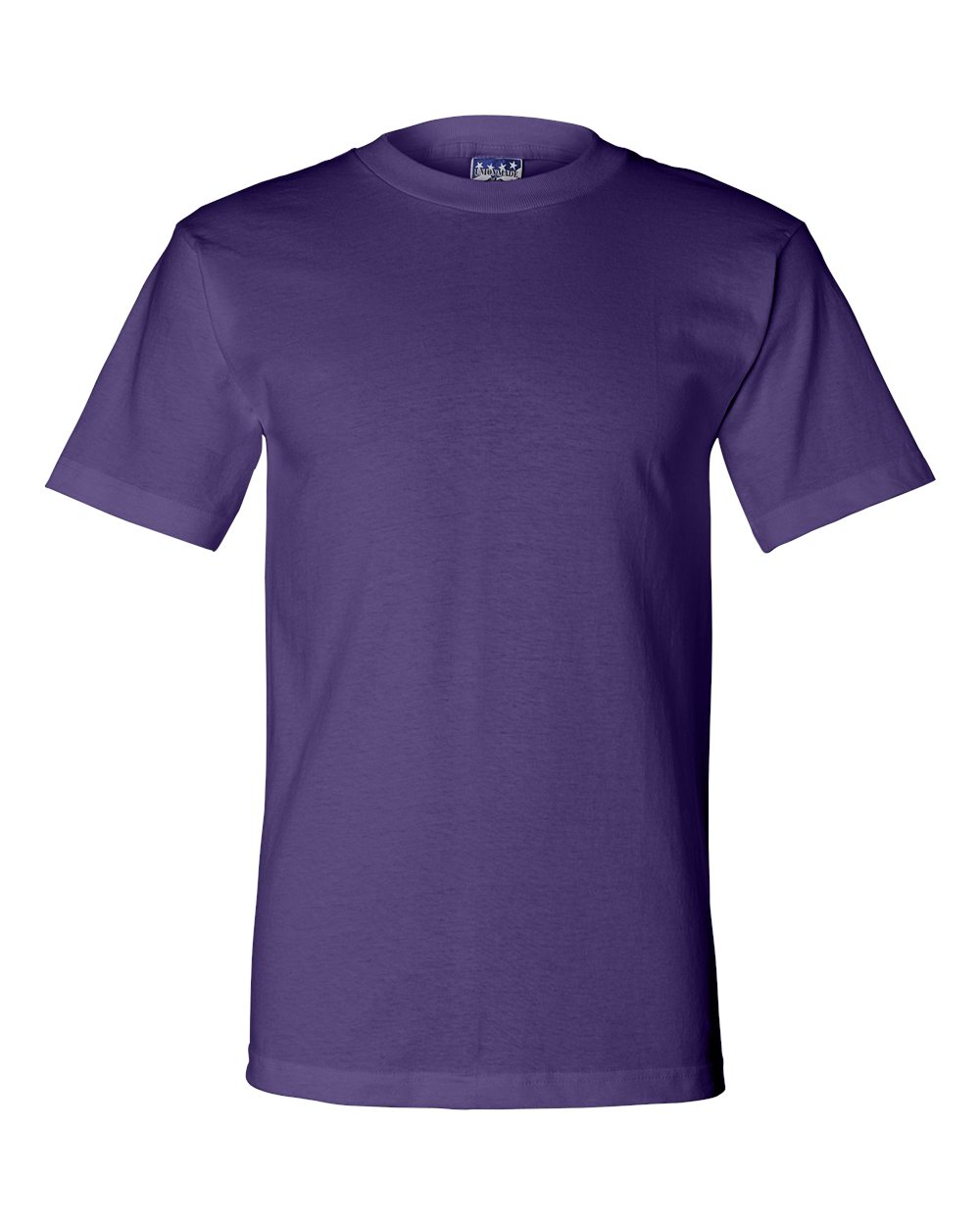 Unisex Union-Made T-Shirt - Front - B03479963 - Purple