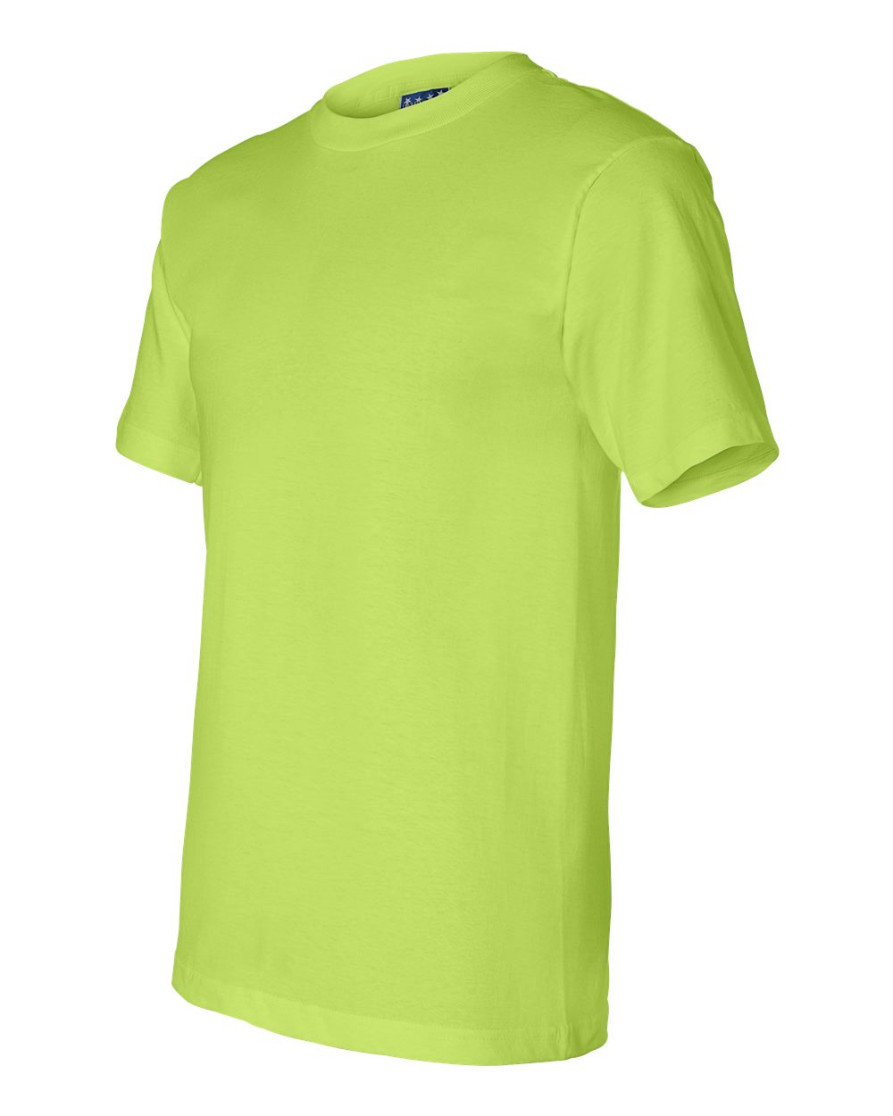 Unisex Union-Made T-Shirt - Side - B03479173 - Lime Green