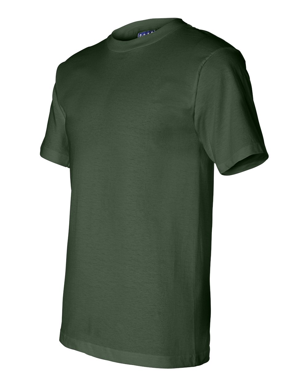 Unisex Union-Made T-Shirt - Side - B03479543 - Forest Green