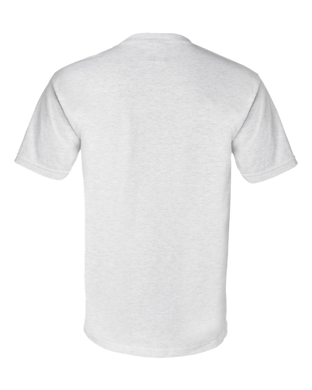 Unisex Union-Made Pocket T-Shirt - Back - B03879029 - Ash