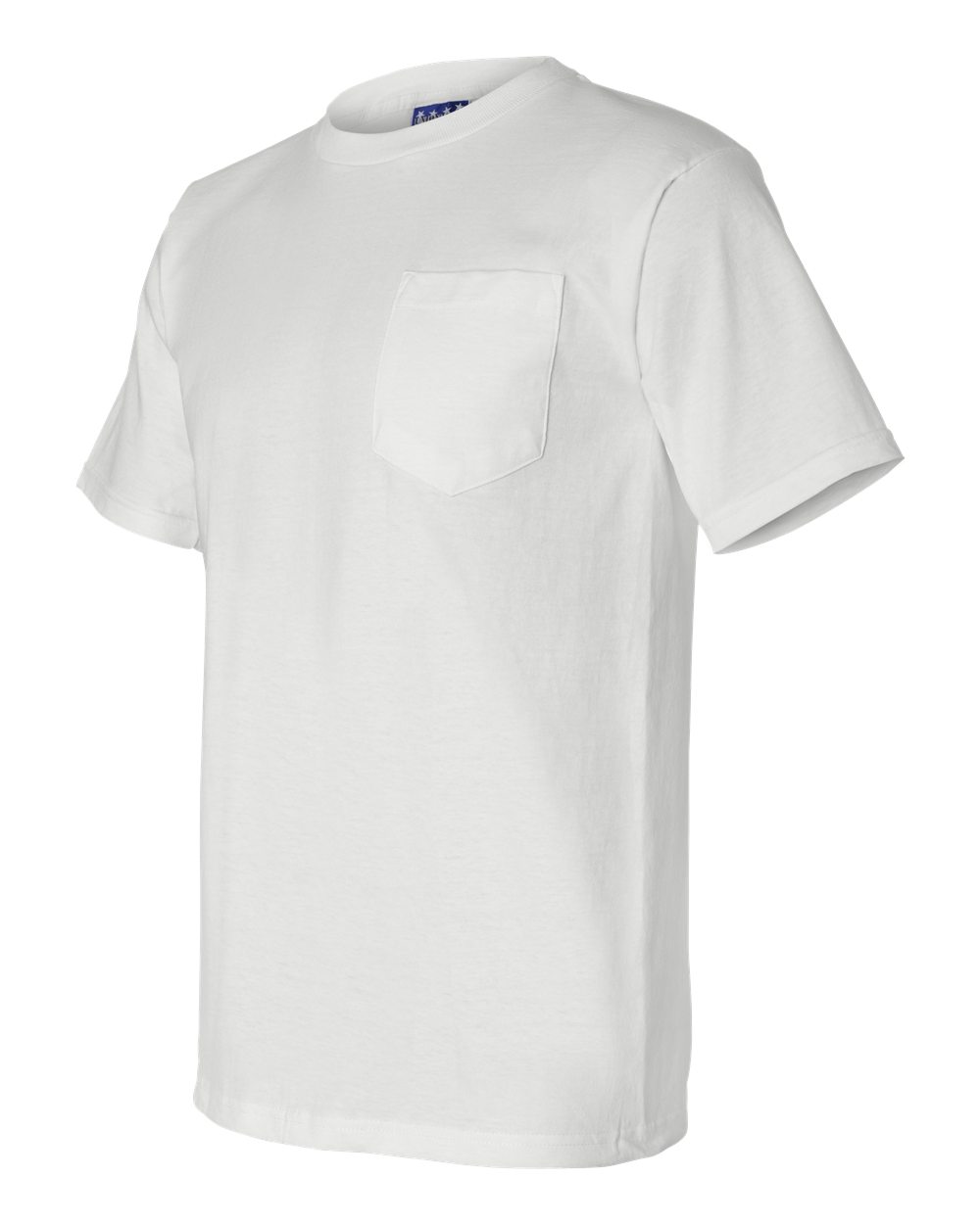 Unisex Union-Made Pocket T-Shirt - Side - B03879003 - White