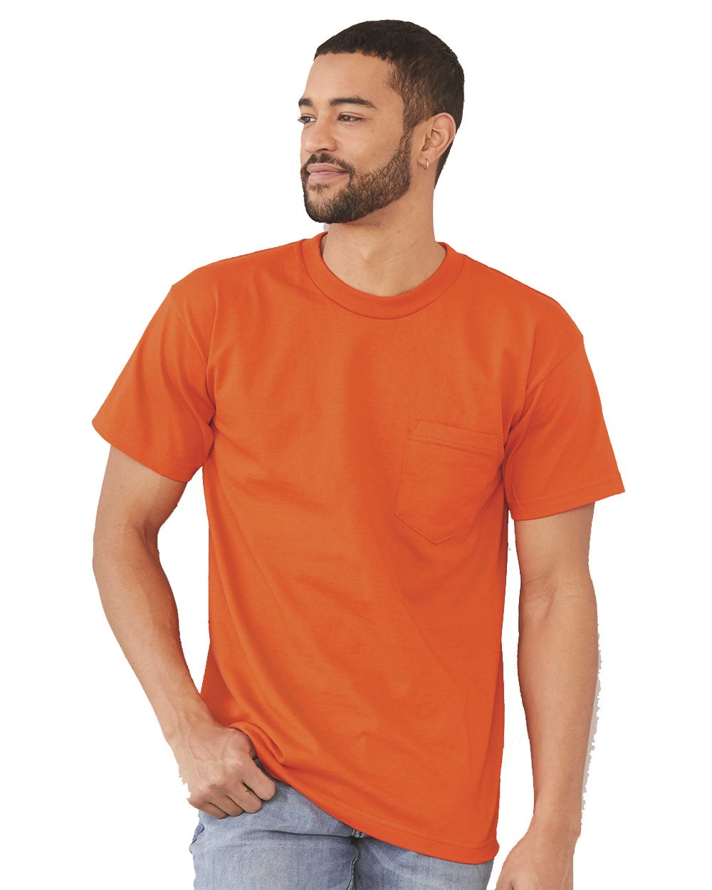 Unisex Union-Made Pocket T-Shirt - styleImage