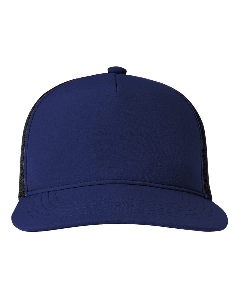 Bend Foam Trucker Cap - Front - B873E8650 - Navy/ Black