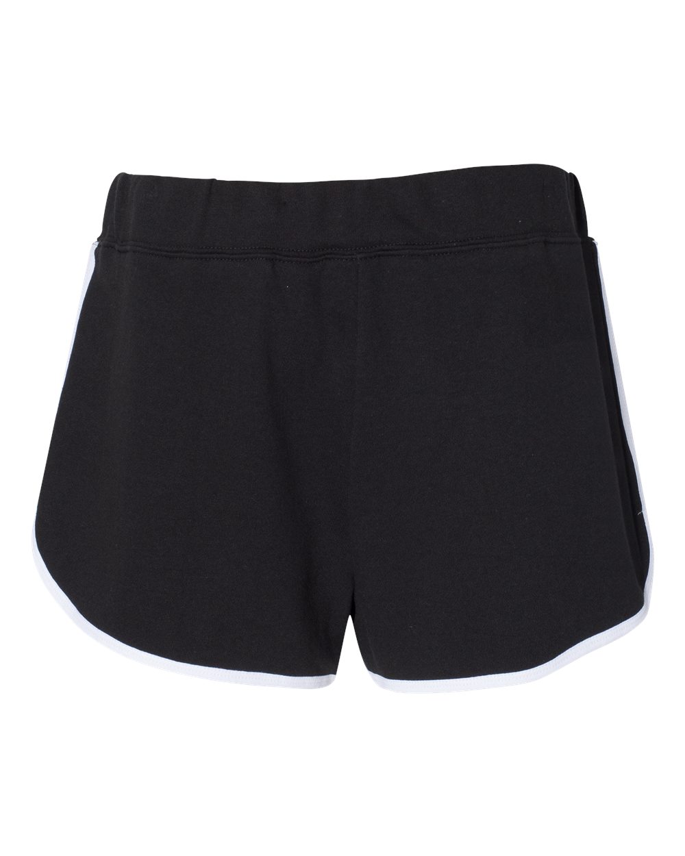 Women’s Relay Shorts - Back - B50703502 - Black/ White