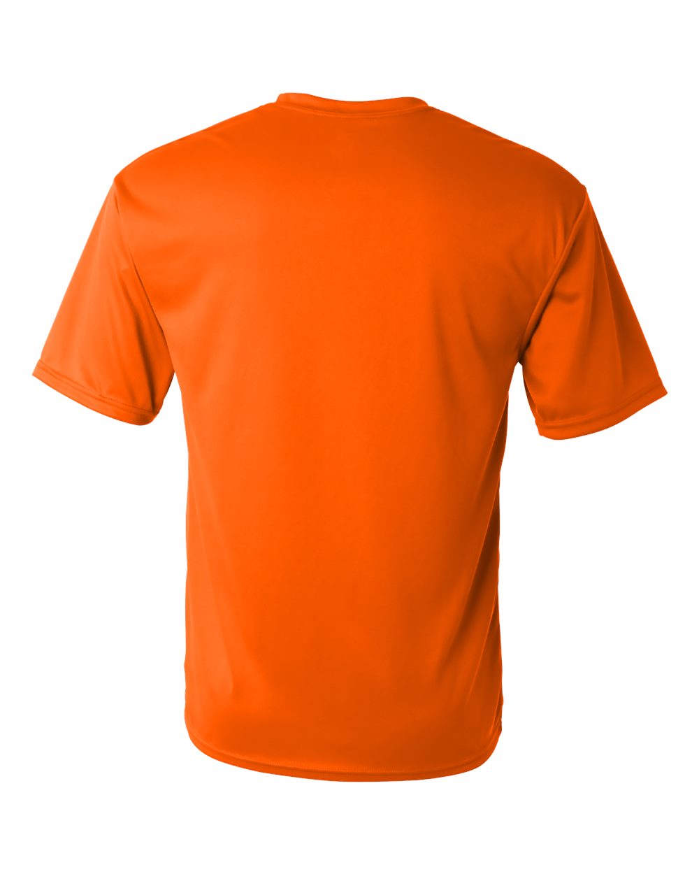 Unisex Performance T-Shirt - Back - B09285182 - Safety Orange