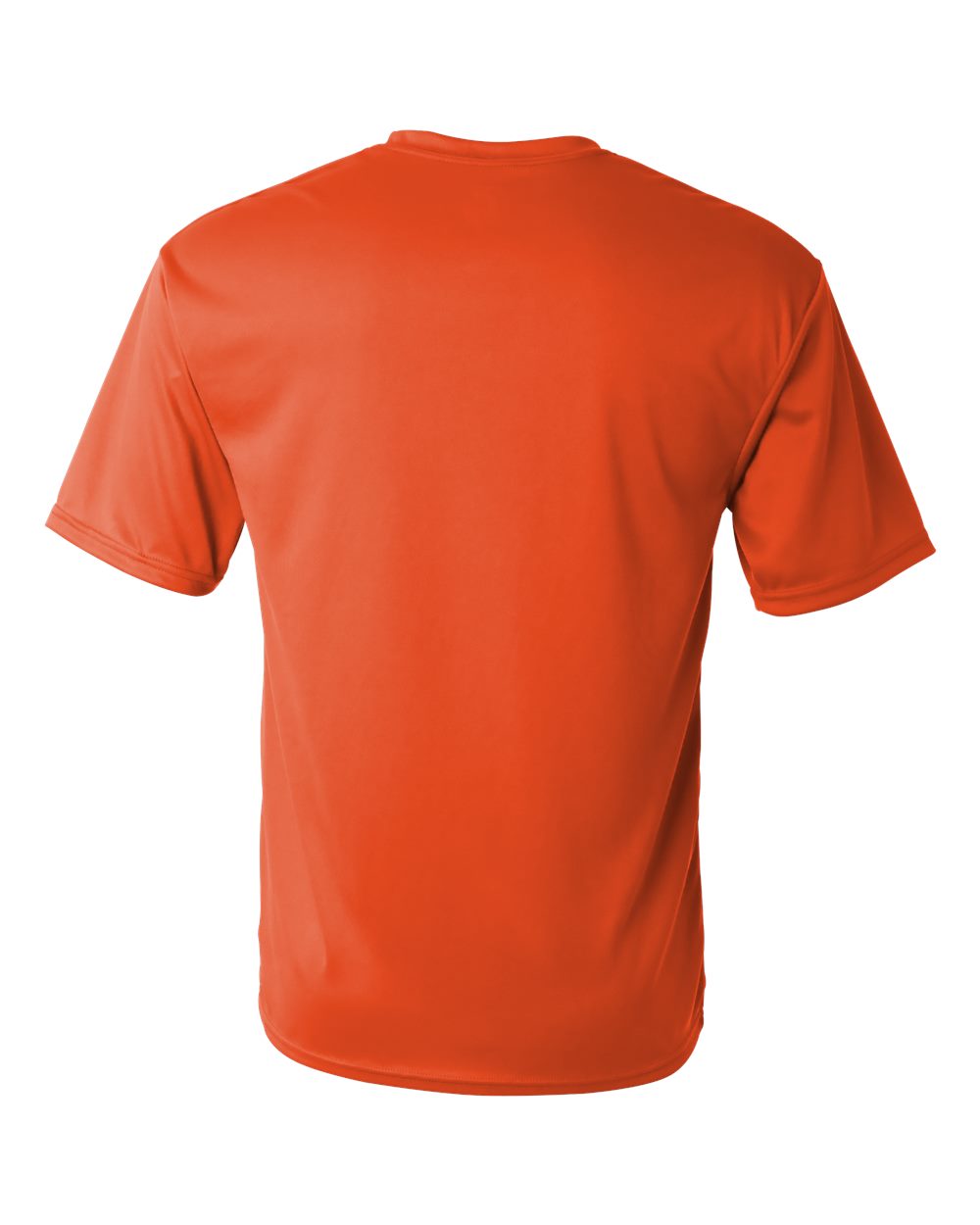 Unisex Performance T-Shirt - Back - B09285662 - Burnt Orange