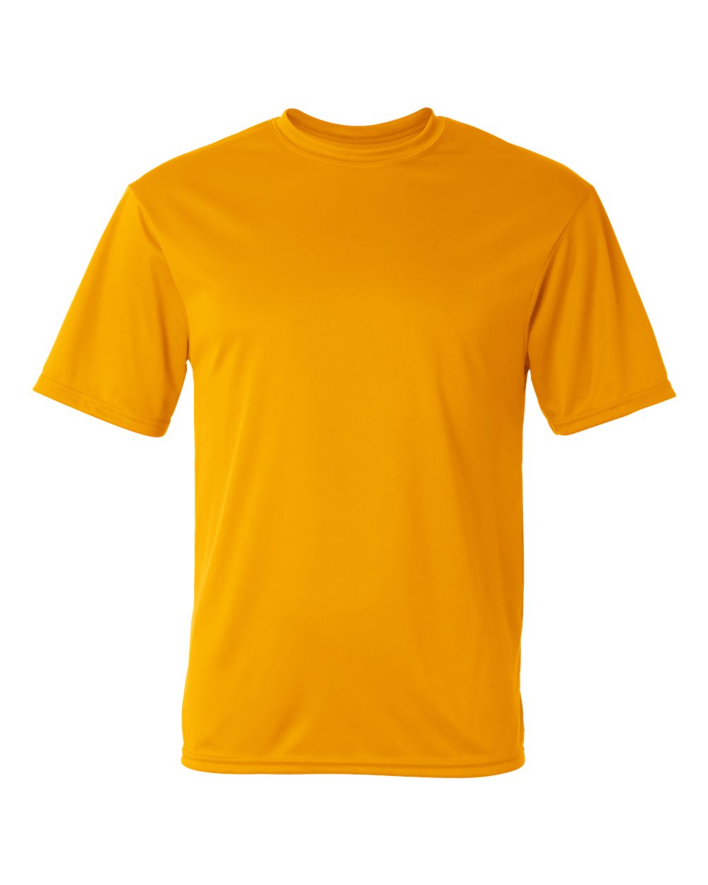 Unisex Performance T-Shirt - Front - B09285122 - Gold