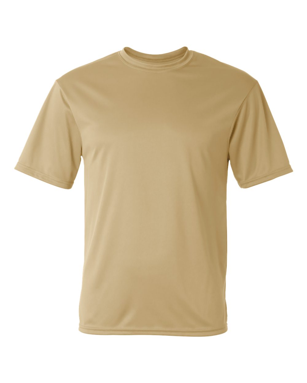 Unisex Performance T-Shirt - Front - B09285282 - Vegas Gold