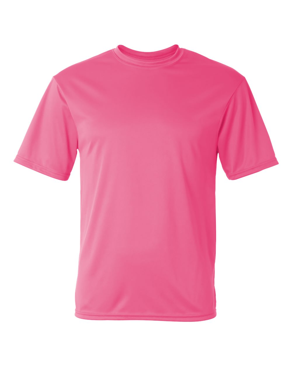 Unisex Performance T-Shirt - Front - B09285302 - Pink
