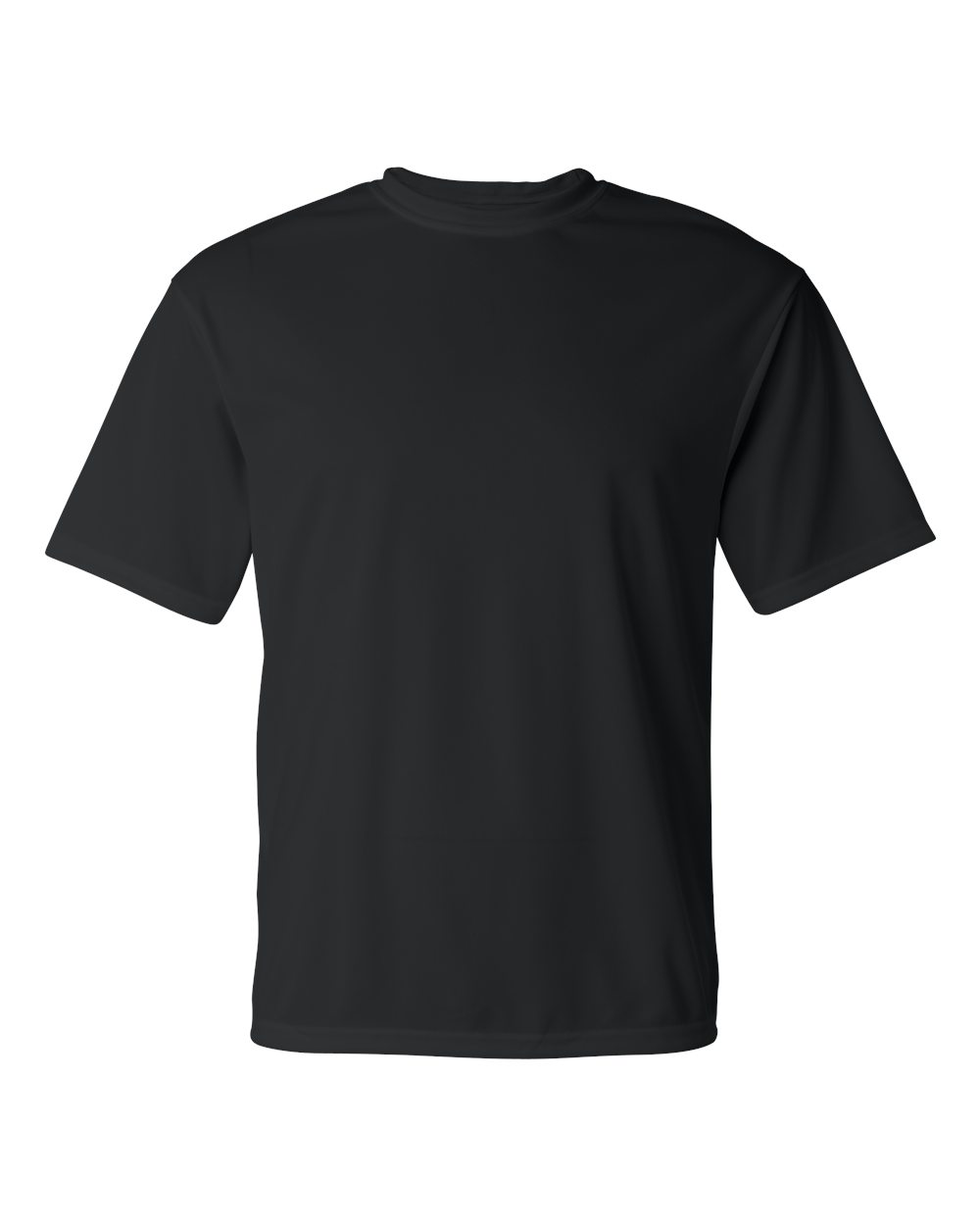 Unisex Performance T-Shirt - Front - B09285502 - Black