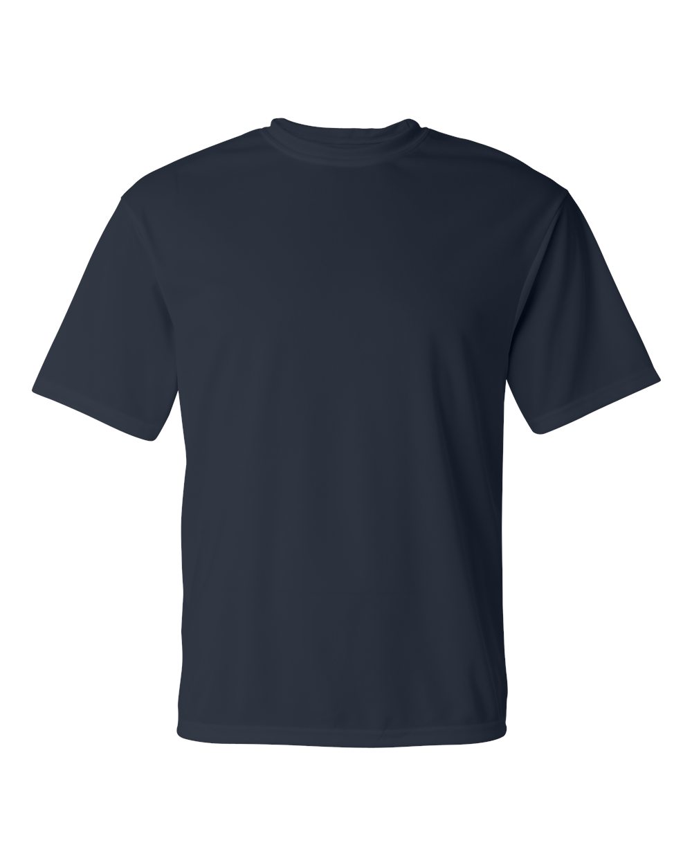 Unisex Performance T-Shirt - Front - B09285652 - Navy