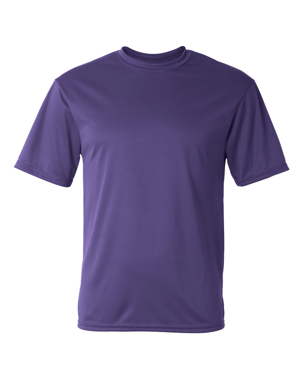 Unisex Performance T-Shirt - Front - B09285672 - Purple