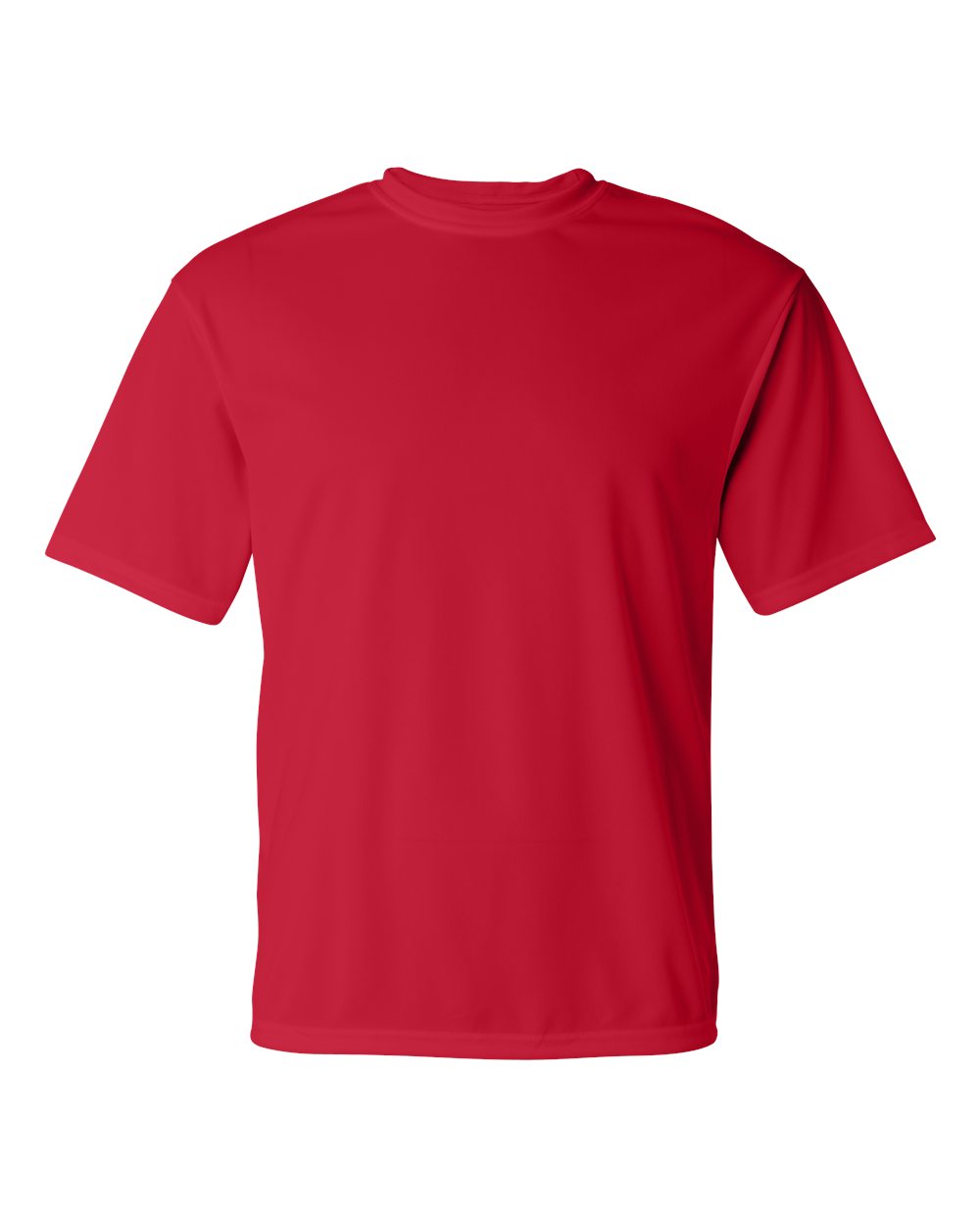 Unisex Performance T-Shirt - Front - B09285702 - Red