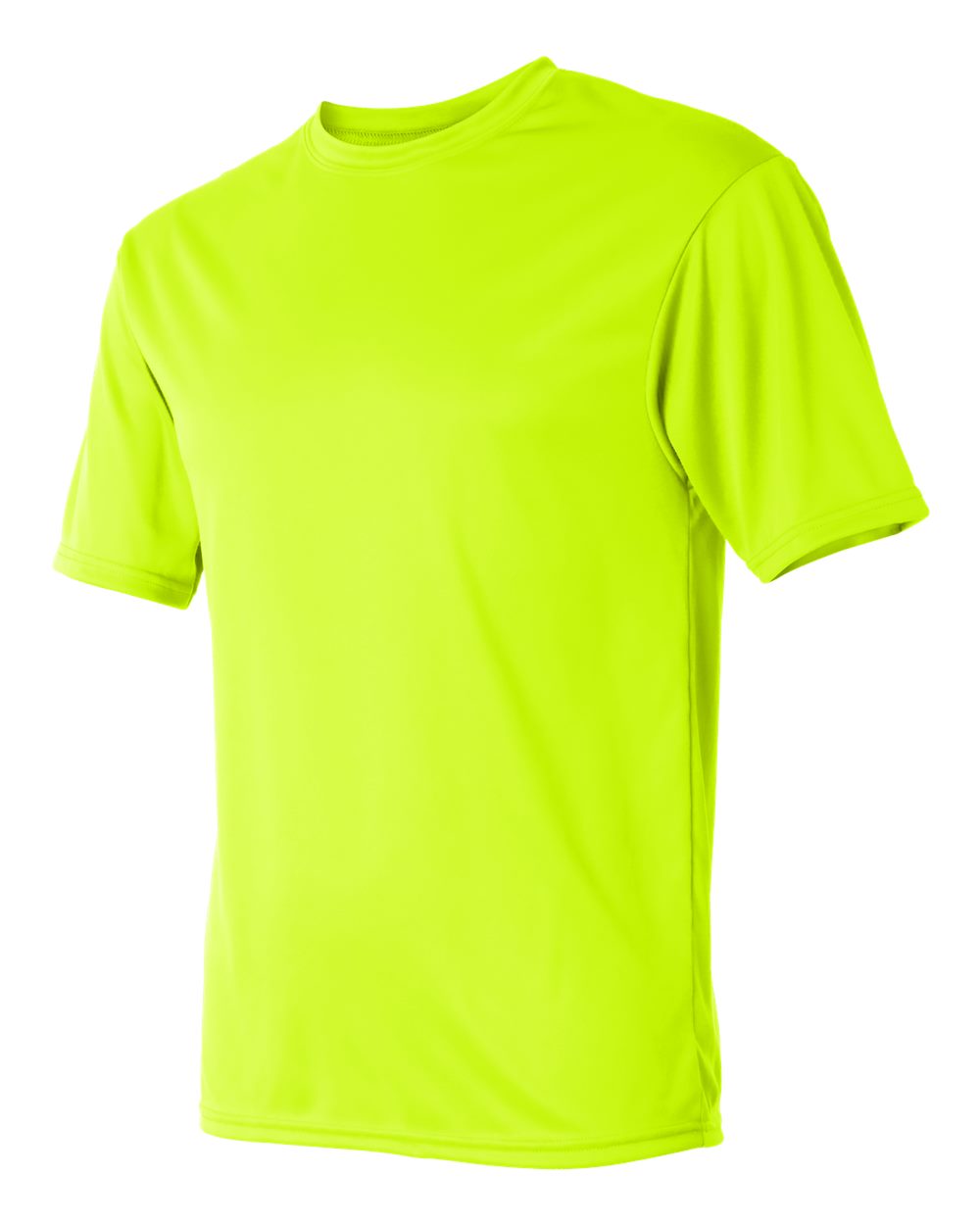 Unisex Performance T-Shirt - Side - B09285172 - Safety Yellow