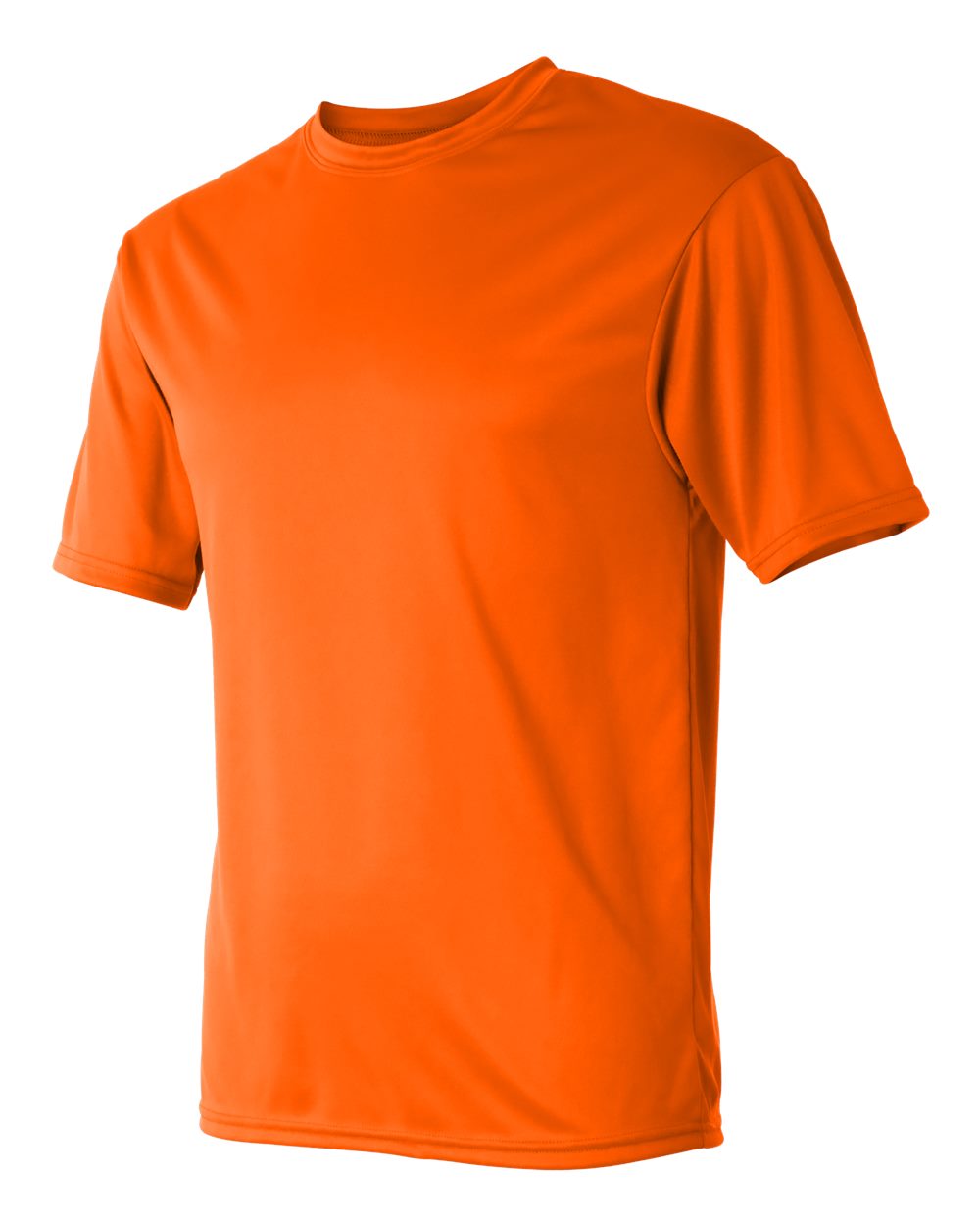 Unisex Performance T-Shirt - Side - B09285182 - Safety Orange