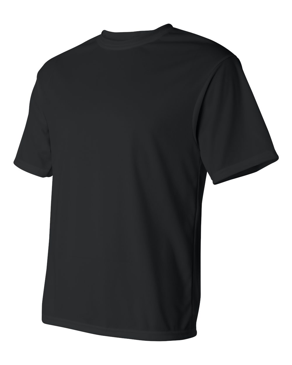 Unisex Performance T-Shirt - Side - B09285502 - Black