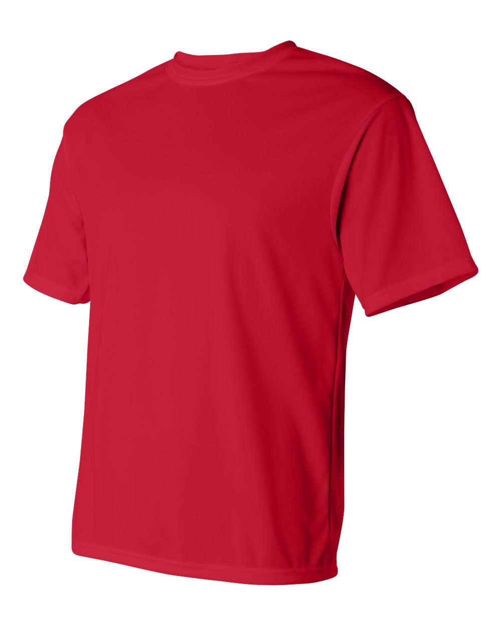 Unisex Performance T-Shirt - Side - B09285702 - Red