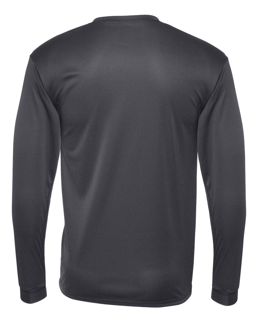 Unisex Performance Long Sleeve T-Shirt - Back - B85585133 - Graphite