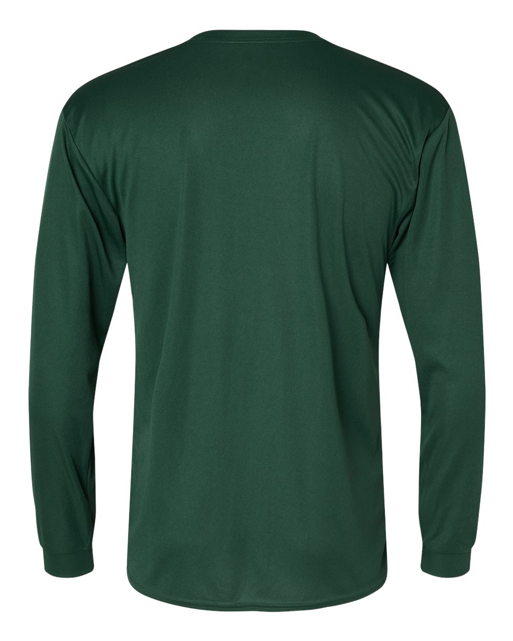 Unisex Performance Long Sleeve T-Shirt - Back - B85585543 - Forest