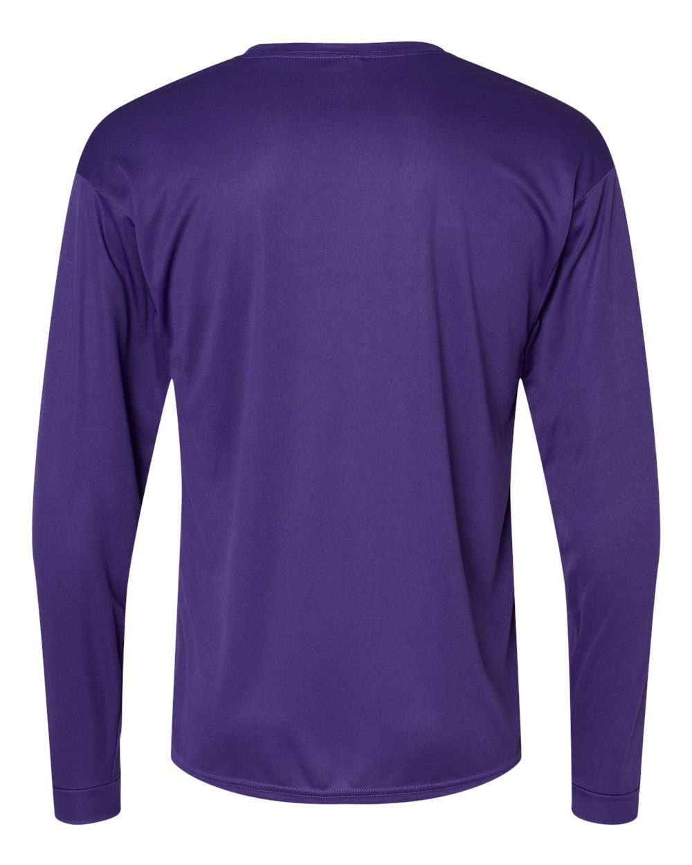 Unisex Performance Long Sleeve T-Shirt - Back - B85585673 - Purple