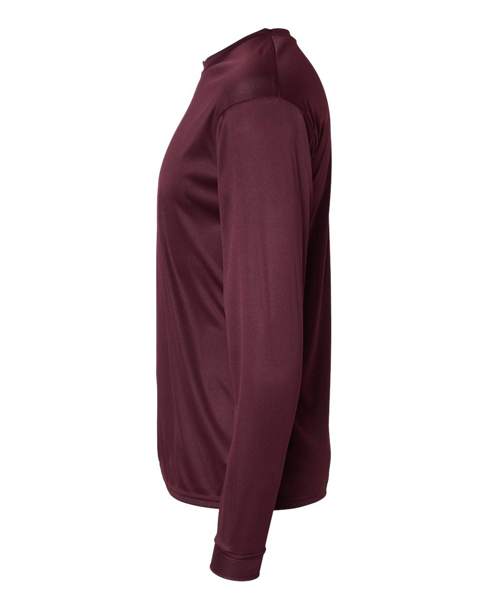 Unisex Performance Long Sleeve T-Shirt - DirectSide - B85585533 - Maroon