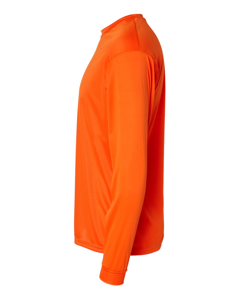 Unisex Performance Long Sleeve T-Shirt - DirectSide - B85585663 - Burnt Orange