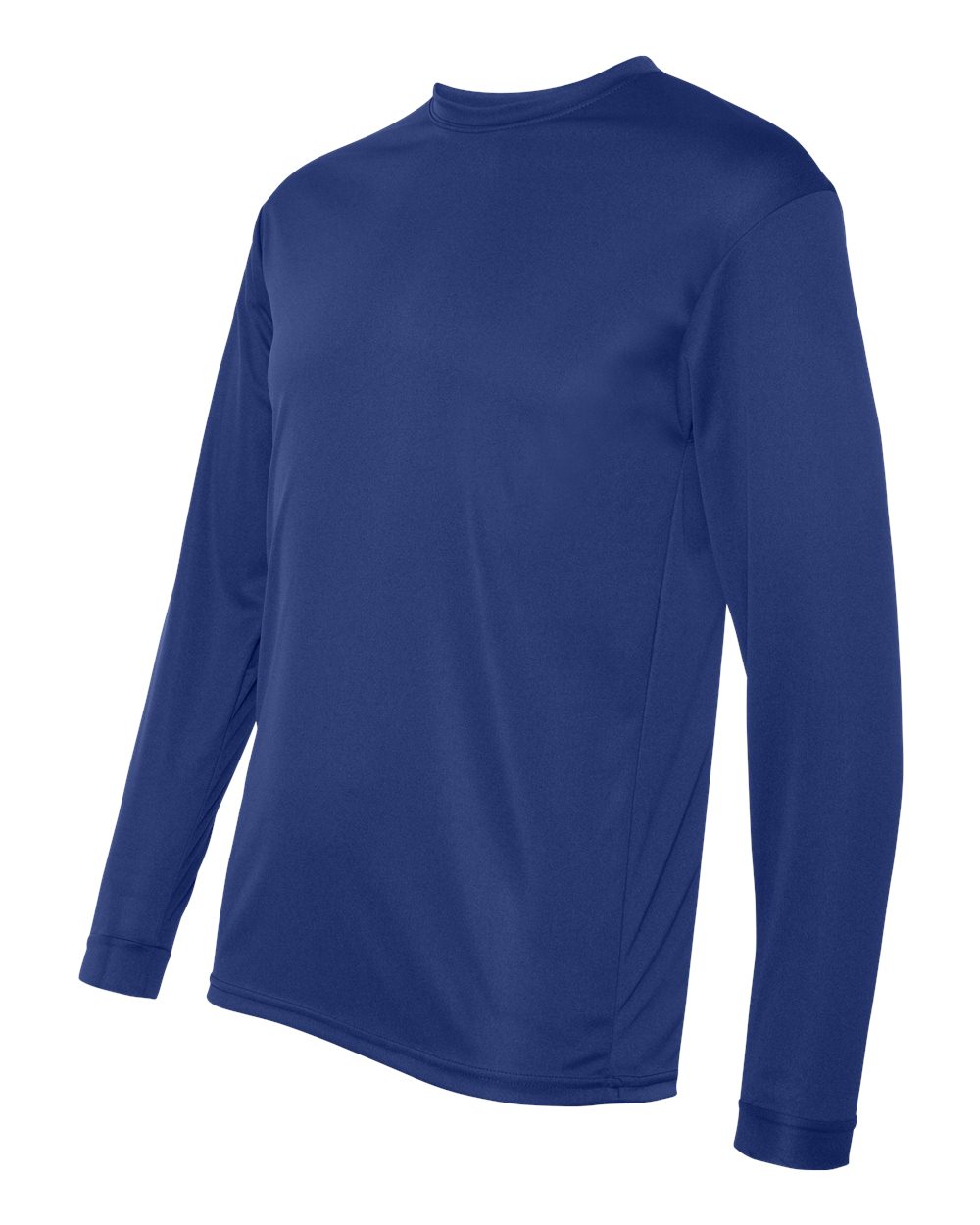 Unisex Performance Long Sleeve T-Shirt - Side - B85585753 - Royal