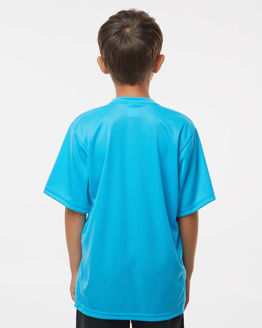 Youth Performance T-Shirt - OnModelBack - B85685062 - Electric Blue
