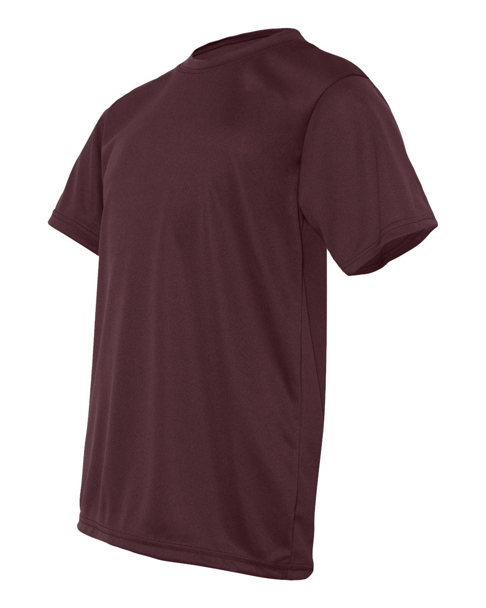Youth Performance T-Shirt - Side - B85685532 - Maroon