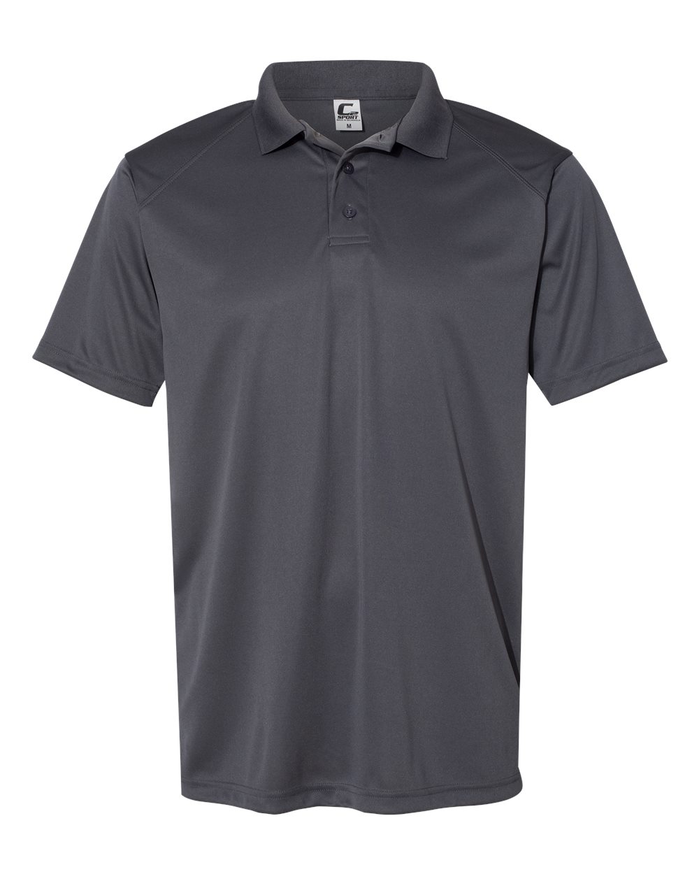 Men's Utility Polo - Front - B89885092 - Graphite