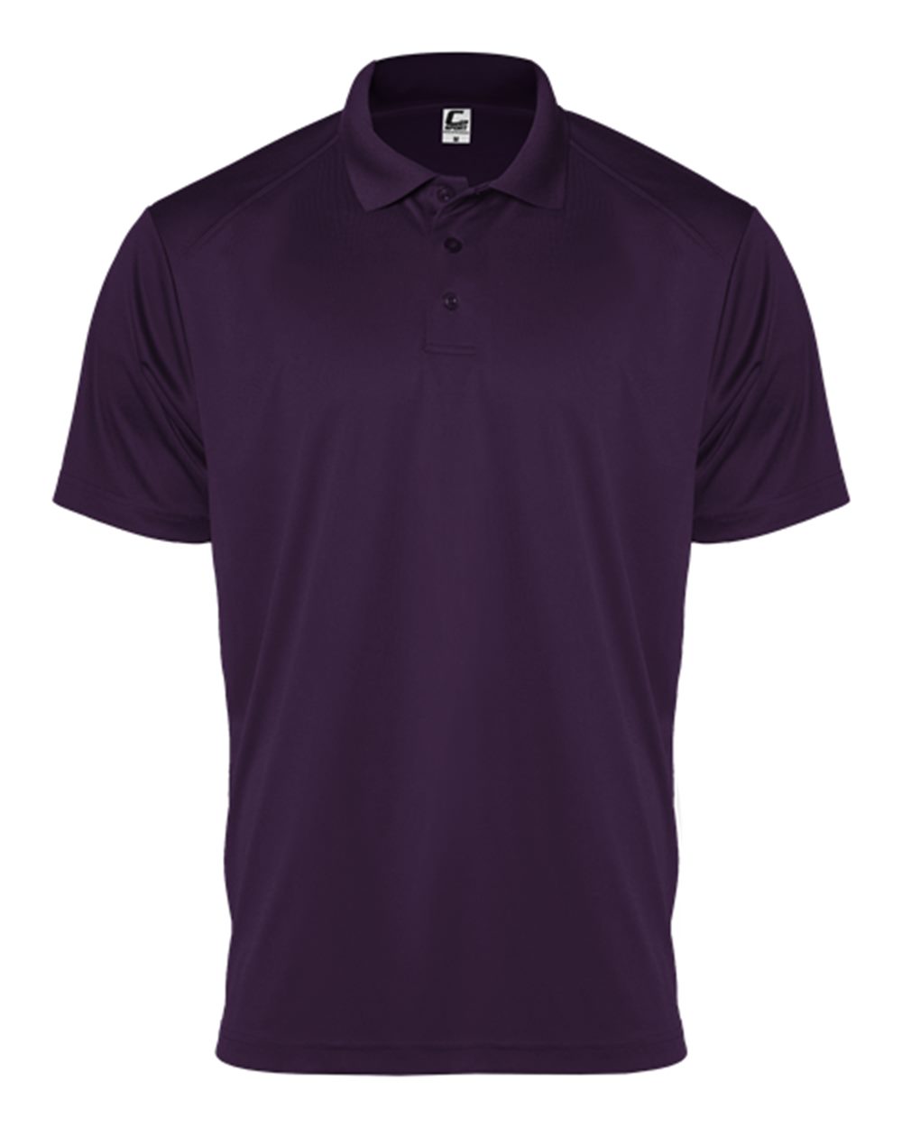 Men's Utility Polo - Front - B89885672 - Purple