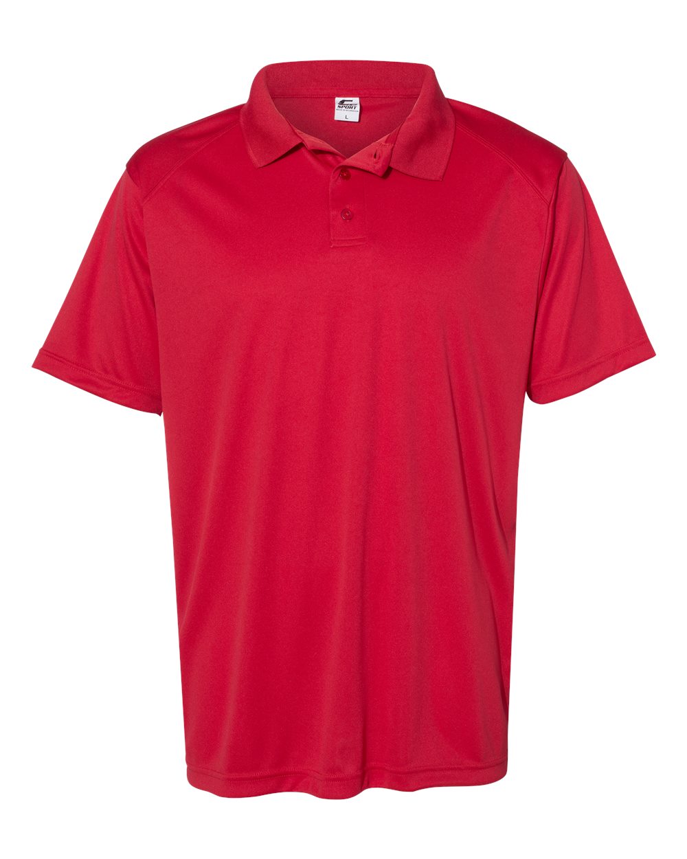 Men's Utility Polo - Front - B89885702 - Red