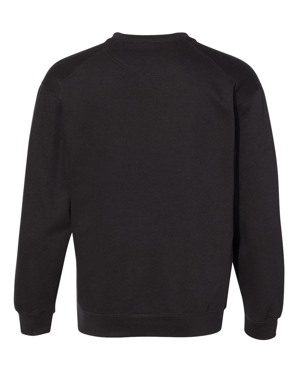 Men's Crewneck Sweatshirt - Back - B24485502 - Black