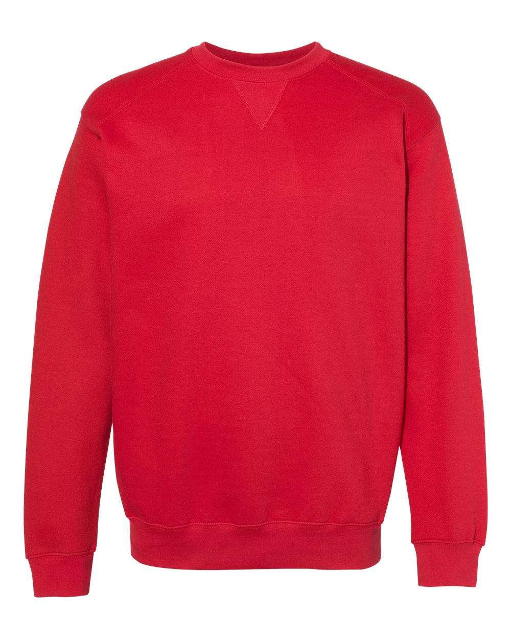 Men's Crewneck Sweatshirt - Front - B24485702 - Red