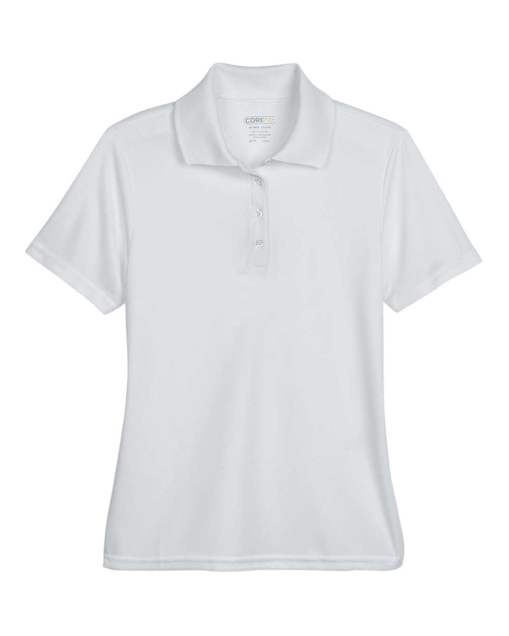Women's Origin Performance Piqué Polo - Front - B205A7352 - PLATINUM