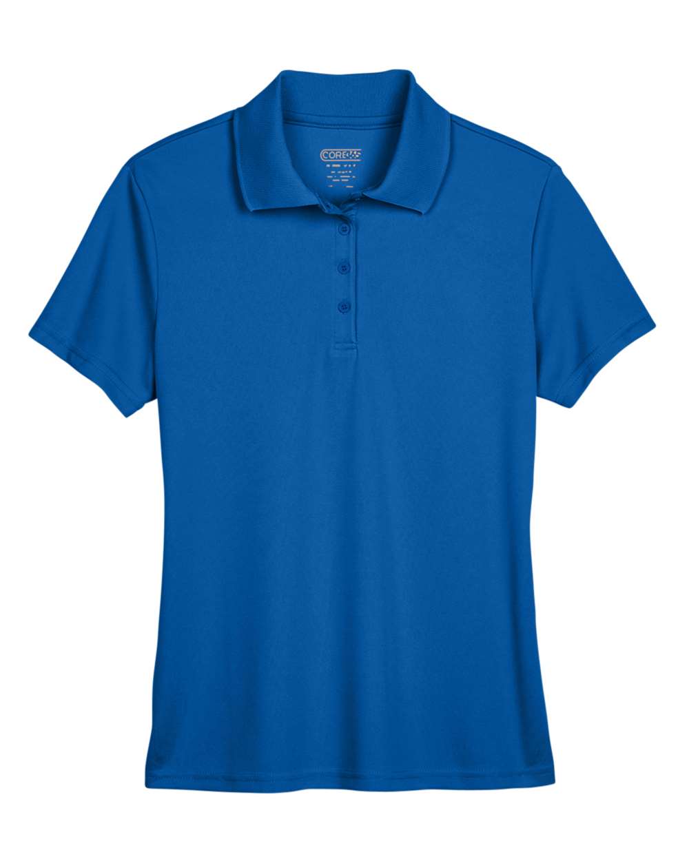 Women's Origin Performance Piqué Polo - Front - B205A7752 - True Royal
