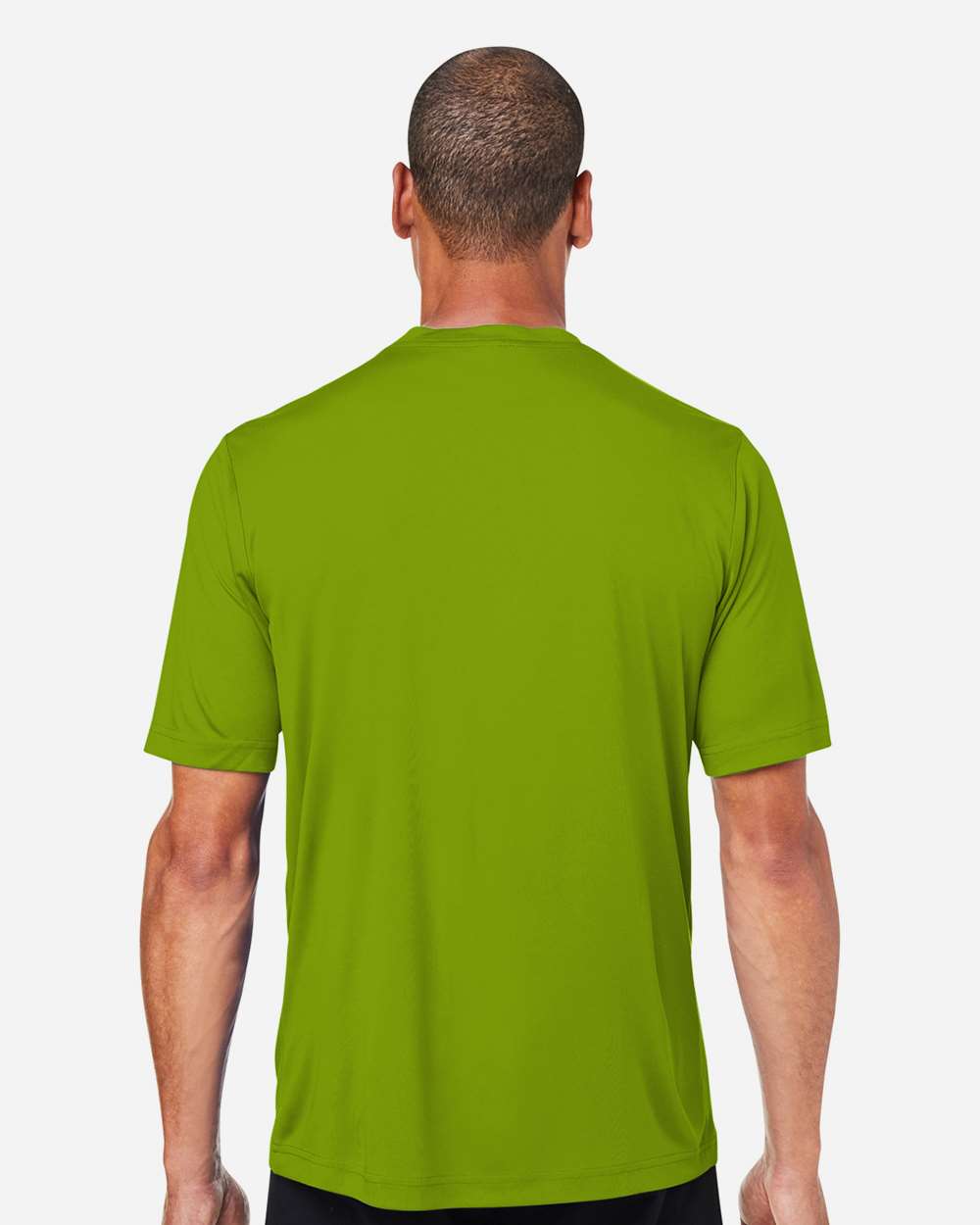 Unisex Capital Performance T-Shirt - OnModelBack - B254A7172 - Acid Green