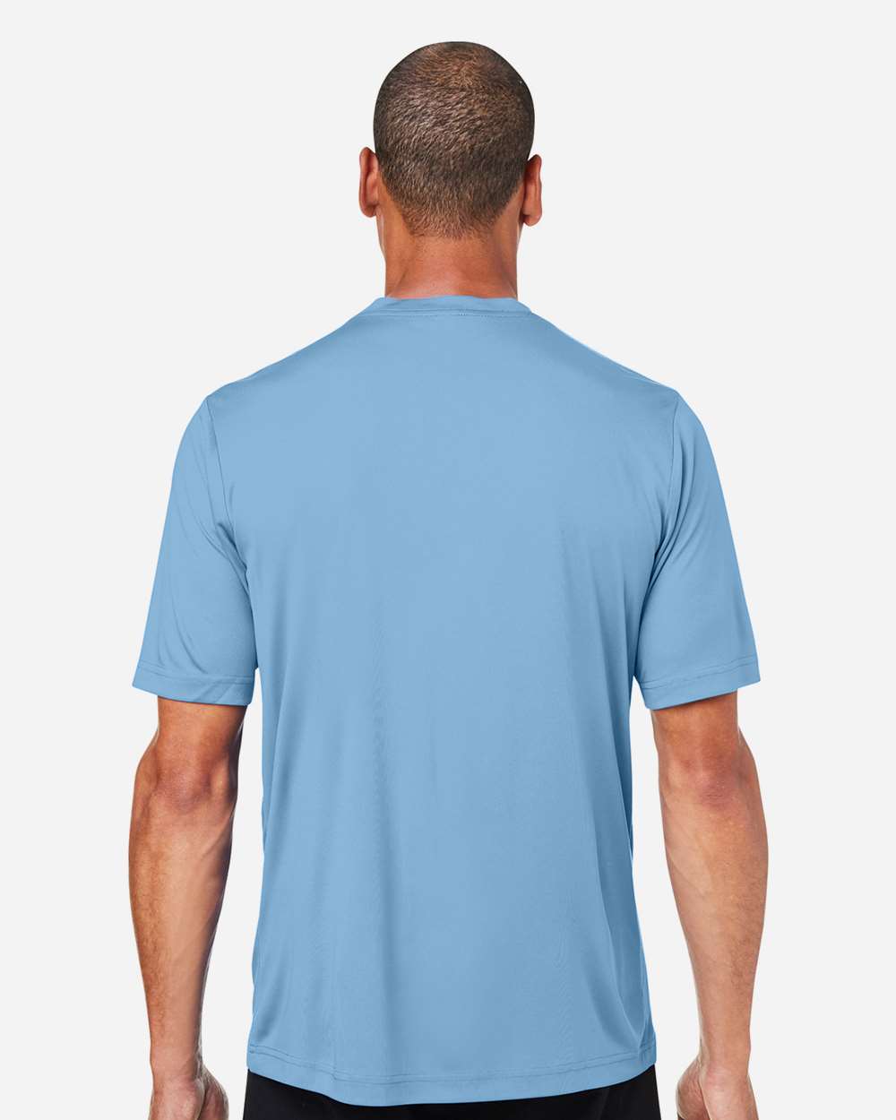 Unisex Capital Performance T-Shirt - OnModelBack - B254A7262 - Columbia Blue